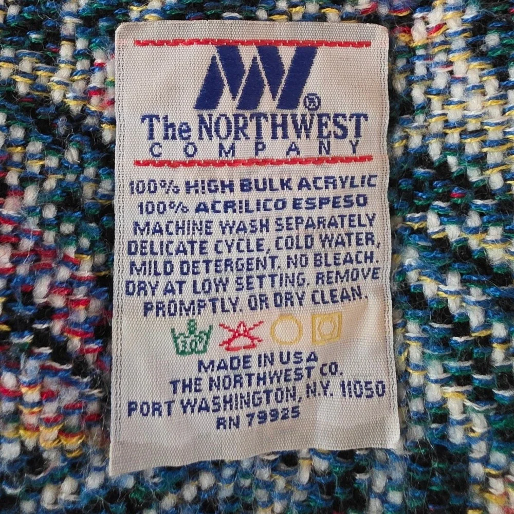 Vintage Super Bowl XXXV 2001 Woven Tapestry Throw Blanket by Northwest Co 48x58